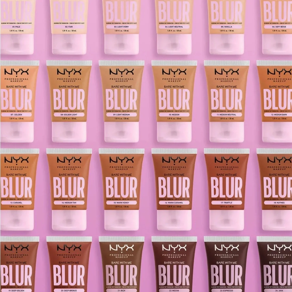 NEW NYX Bare With Me Blur Tint Soft Matte Foundation